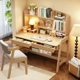 thumbnail image 2 of BALANBO Kids Desk and Chair Set, Student's Study Desk Set, Computer Desk, Wooden Writing Table, 2 of 7