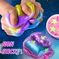 thumbnail image 4 of Diy Butter Slime Party Favor For Girls & Boys Goodie Bags Stuffers Slime Toys Squishy Toys Galaxy Slime Combo Kit Diy Starry Sky Series Slime Toy Set 350Ml Birthday Gifts For Kids,Party Favor For Gir, 4 of 8
