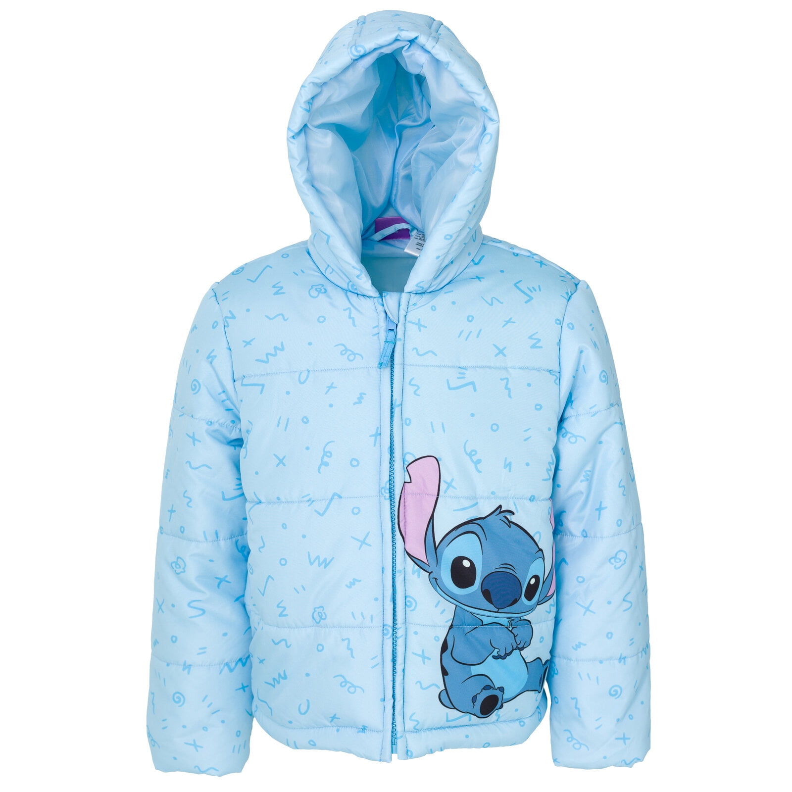 Disney Stitch Puffer Jacket - women's XXS-XXL Sizes - Walmart.com