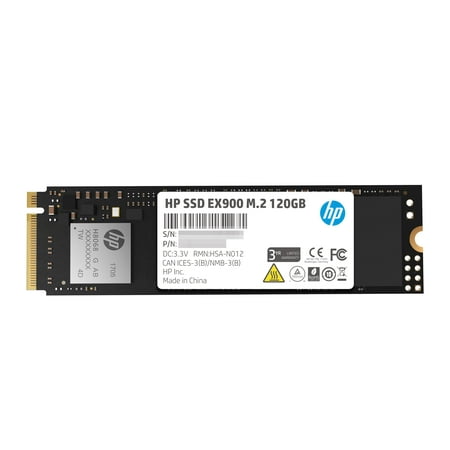 HP SSD EX900 120GB M.2 PCI Express 3.0 NVMe 1.3 SSD (Solid State Drive)
