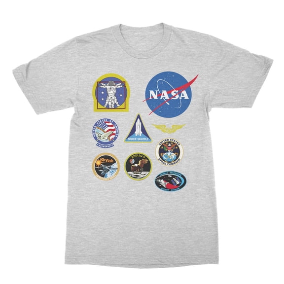 Awesome Diverse Nasa Logos Men T-Shirt, Male Large