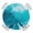 Blue Aqua, variant on Teal Blue Ocean Shark Round Tablecloth for 36-44 Inch Tables, Fitted Table Cover with Elastic Edge, Coastal Wave Summer Beach Waterproof Outdoor Table Cloth Protector for Patio Garden Dinner Picnic