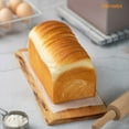 thumbnail image 5 of CHEFMADE Pullman Loaf Pan with Lid, 0.99Lb Dough Capacity Non-Stick Rectangle Flat Toast Box for Oven Baking 4.2" x 7.7"x 4.4"(Champagne Gold), 5 of 8