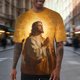 thumbnail image 1 of Ceisia Men's Loose Fit Short Sleeve T-Shirt Faith Easter Themed Print Spring Summer Shirt Gift, 1 of 6