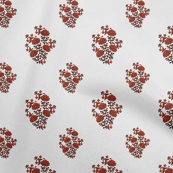 oneOone Cotton Jersey Red Fabric Block Diy Clothing Quilting Fabric Print Fabric By Yard 58 Inch Wide-JR