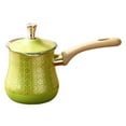 thumbnail image 1 of Cafetera Turca Portátil Jarra para Café Olla Multiusos Y Cazo de Acero Inoxidable con Mango de Aislamiento Térmico Adecuado para Camping Y Viajes 550 ml, 1 of 9