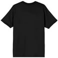 thumbnail image 3 of LankyBox Cute Characters With Snacks Crew Neck Short Sleeve Boy's Black T-shirt-XXL, 3 of 3