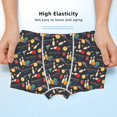 thumbnail image 3 of Yiaed Christmas Holiday Bowling Print Boys' Boxer Briefs Cotton Casual Stretch Comfort Boys Boxers - Kids Boxer Briefs Underwear for Boys (6-18)-Medium, 3 of 5