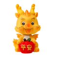 perfk 4xChinese New Year Dragon Figurine Car Dashboard Decor for Cafe
