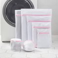 thumbnail image 2 of Underwear Wash Bag Fine Mesh Wear-resistant Thickened Home Use Polyester Zipper Laundry Wash Bag for Home, 2 of 8