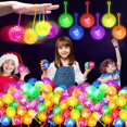 thumbnail image 1 of Bouncy Balls SHQDD se iluminan 12 unidades para niños de 1 a 3 años con correa, 1 of 7