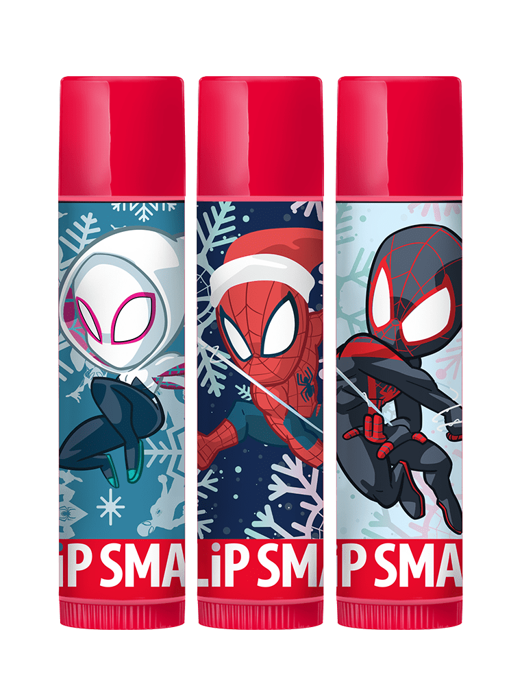 Livre d’histoires de baumes à lèvres des Fêtes Spider-Man