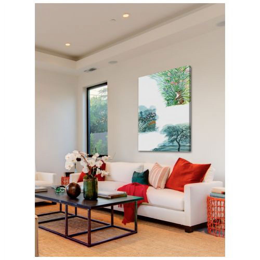 "Nature Secrets" Painting Print on Wrapped Canvas