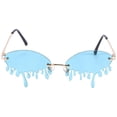 thumbnail image 1 of 1PC Stylish Funny Sunglasses Creative Tears Style Sunglasses Stage Show Sun Glasses Party Supplies Sun Glasses Party Props Decor for Women (Green), 1 of 3