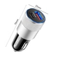 thumbnail image 3 of Cargador de coche PD de 38W USB C carga rápida QC3.0 Likrtyny 18W + PD 20W para iPhone 14 Pro USB + tipo C, 3 of 3