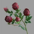 thumbnail image 5 of Xuniizn Artificial Flowers, 5-Heads Fake Roses Bouquet UV Resistant Silk Flowers, Lifelike, No Fade, Fake Flowers for Wedding, Party, DIY Tables Centerpiece Decor - Fake Flowers, 5 of 6