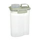 thumbnail image 1 of Recipientes herméticos para almacenar alimentos con tapas - Organizador apilable de cocina de 1 paquete para comida seca, despensa y armario, 1 of 4