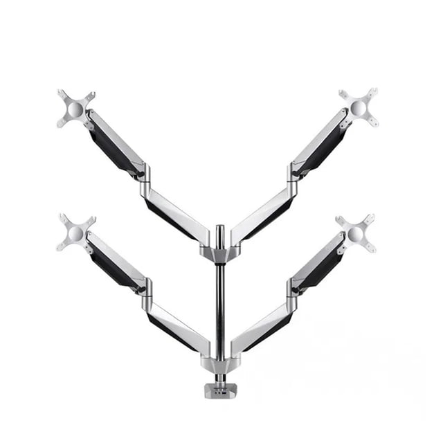 Full Motion Quad Screen Monitor Holder Rotating Desktop Computer Mount Arms Monitor Stands Holder ,Adjustable