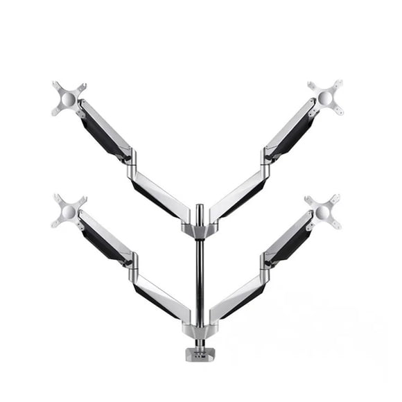 Full Motion Quad Screen Monitor Holder Rotating Desktop Computer Mount Arms Monitor Stands Holder ,Adjustable