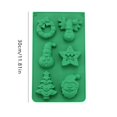 thumbnail image 2 of LPSSTORE Christmas Silicone Set Christmas Tree Man Snowflake Cookie & Candy for Holiday Baking, 2 of 3