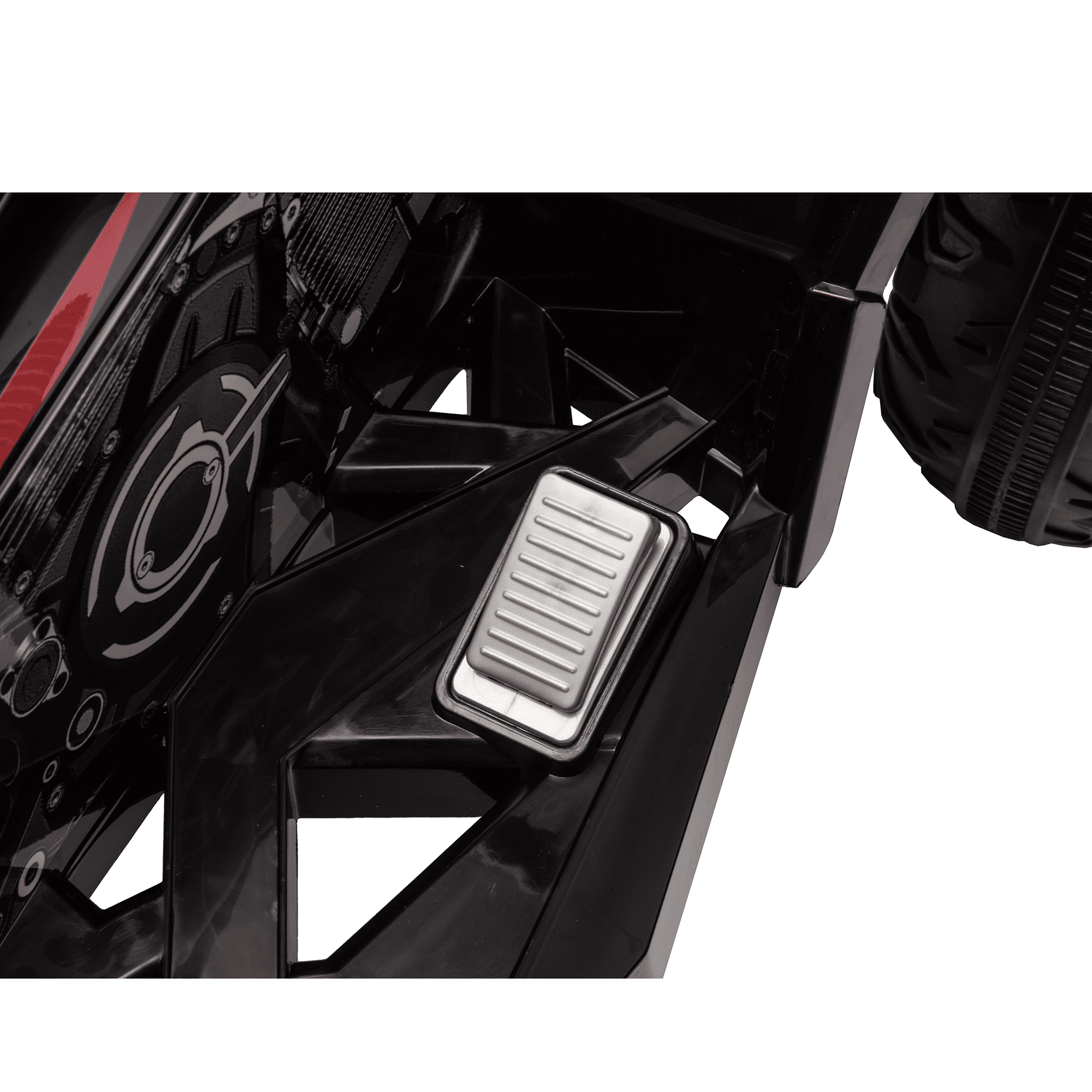 Jorfly 24V Ride on Truck ATV Car，Power Car Wheel 2-Seater Power Car Wheels Kids ATV – 800W 4WD Power with Remote Control & Extended Range Battery (Red)