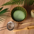thumbnail image 5 of Matcha Tea Set 6 Pcs, Japanese Traditional Bowl, Bamboo Whisk (Chasen), Scoop (Chashaku), Stainless Steel Sifter, Holder (green), 5 of 6