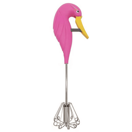 

Stainless Steel Rotary Whisk，Swan Shape Hand Push Whisk Blender，Milk Frother，Kitchen Utensil Stirrer Eggs