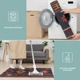thumbnail image 6 of Boho Multicolor Ethnic Pattern with Geometric Shapes Kitchen Rugs Sets Of 3,Kitchen Runner Rugs Non Skid Washable,Decorative Kitchen Floor Mats for Kitchen,Sink,Laundry,17"x30"+ 17"x47" + 17"x59", 6 of 6