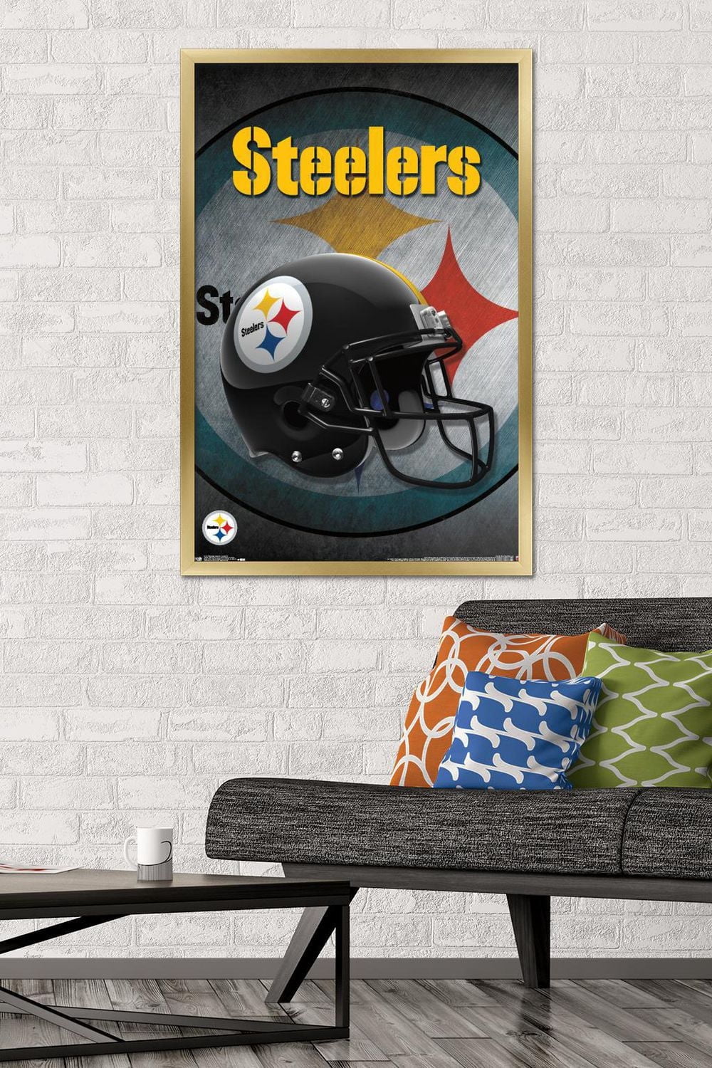 NFL Pittsburgh Steelers - Helmet 16 Wall Poster, 22.375" x 34"