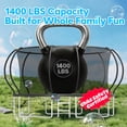 thumbnail image 2 of WOWLAND Trampoline 14FT for Kids and Adults with Lights, 1400LBS Heavy Duty Trampoline Outdoor with Enclosure Net and Basketball Hoop, Recreational Backyard Trampoline, Easy Assembly, Birthday Gift, 2 of 8