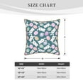 thumbnail image 2 of KLL Cute Rabbit Easter Decorative Throw Pillow Covers Velvet Soft for Couch Sofa Bedroom Living Room Outdoor (No pillow core)-, 2 of 5