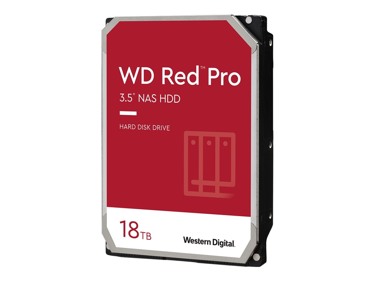 WD Red Pro NAS Hard Drive WD181KFGX Hard drive 18 TB internal 3.5" SATA 6Gb/s 7200