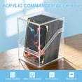 thumbnail image 4 of Mlikero Card Deck Cases, 12 Pack Acrylic Commander Deck Box Holding 100+ Sleeved Cards with 12 Dividers, Clear Card Storage Box Fit for MTG, TCG, Sports Cards, 4 of 8