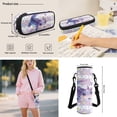 thumbnail image 5 of Bulopur Preschool Girls 17 Inch Backpack Set 4 in 1 Pink Cherry Blossom Capybara Print School Bookbag with Lunch Bag, Water Bottle Sleeve and Pencil Case for Toddler Girls, 5 of 5