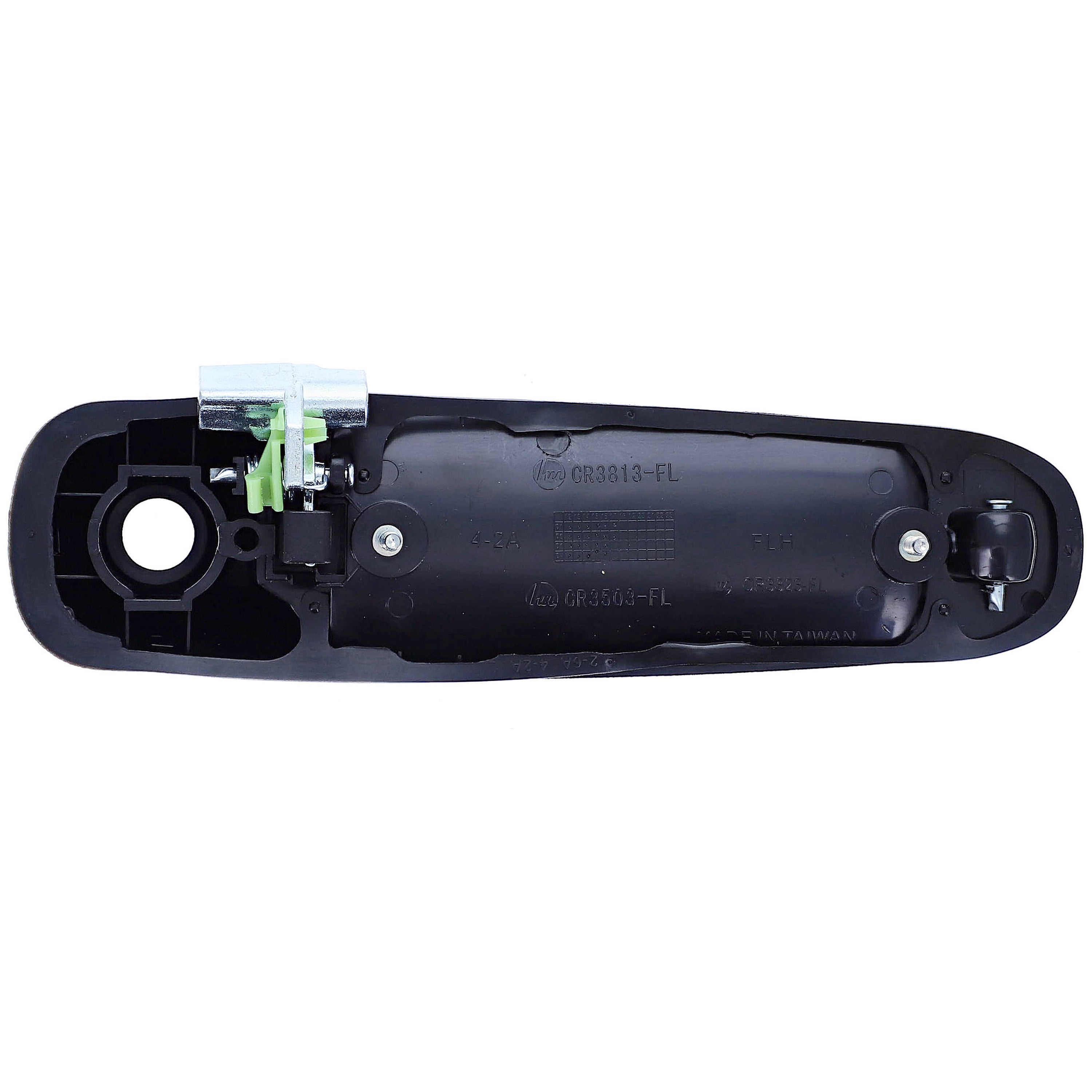 Dorman 15827 Front Driver Side Front Left Exterior Door Handle - Metal for Specific Dodge / Mitsubishi Models, Black (OE FIX)