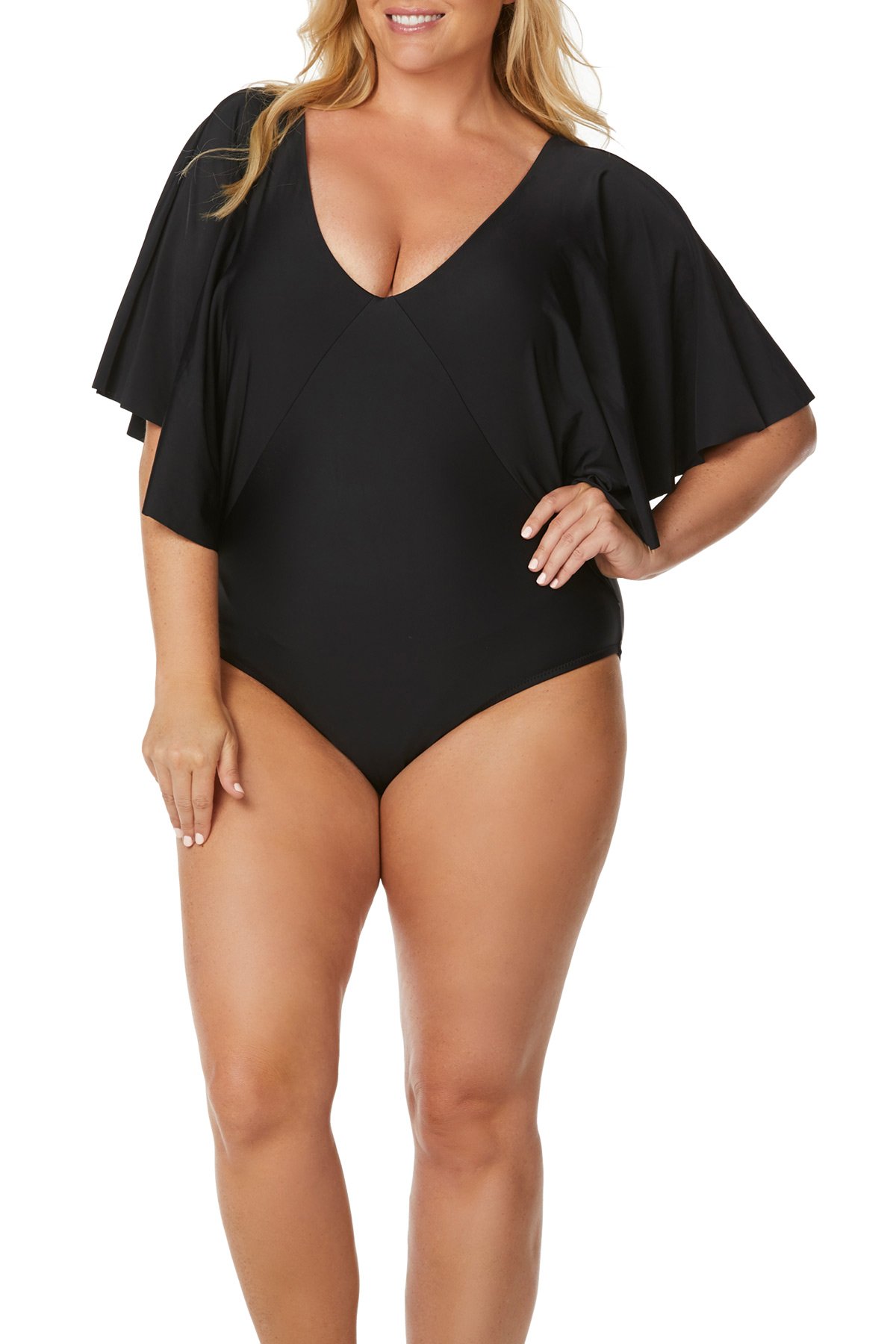 Raisins Curve Plus Size Maiko Cubana Bandeau One-Piece