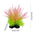 thumbnail image 3 of Yeciiwht Artificial Aquarium Plants Set - Fake Seaweed Fish Tanks Decor, Safe for Freshwater & Saltwater Aquariums, 3 of 7