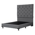 thumbnail image 3 of Box Base Cama King Size + Cabecera Capri Gris, 3 of 8