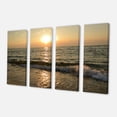 thumbnail image 2 of Black Seascape in Morning Sunlight - Beach Photo Canvas Print, 2 of 3