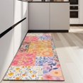thumbnail image 4 of Pioneer Flower Floral Print Pattern Kitchen Rug Mat,Kitchen Runner Rugs Non Skid Washable,Decorative Kitchen Floor Mats for Kitchen,Sink,Laundry,17"X47", 4 of 5
