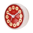 thumbnail image 2 of Reloj de pared para ducha, resistente al agua, con ventosa, pequeño para baño Estilo A, 2 of 9