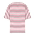 thumbnail image 5 of Uaswgudfs Women's Fashion Striped Lightweight Cotton T-Shirt | Casual Everyday Short Sleeve Top 2025, 5 of 5