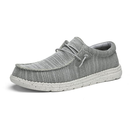 

Bruno Marc Men s Comfort Casual Slip-on Loafers Lightweight Stretch Shoes Outdoor Indoor Sneakers BLS211 GREY Size 9.5