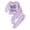 Purple, variant on HCYSFG Girls Wild Like My Curls Tracksuit Sets 2 Piece Sweatshirt And Jogger Pants Long Sleeve Crewneck Sweatsuit Sets Drawstring Waist Matching Sets
