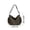 Green, variant on FEOLGEHLY Sling Bag, Washed Canvas Shoulder Bag Vintage Small Crossbody Bags for Women Men, Large Capacity Adjustable Crescent Bag Flap Messenger Cloth Bag for Daily Commute Shopping Outdoor Use