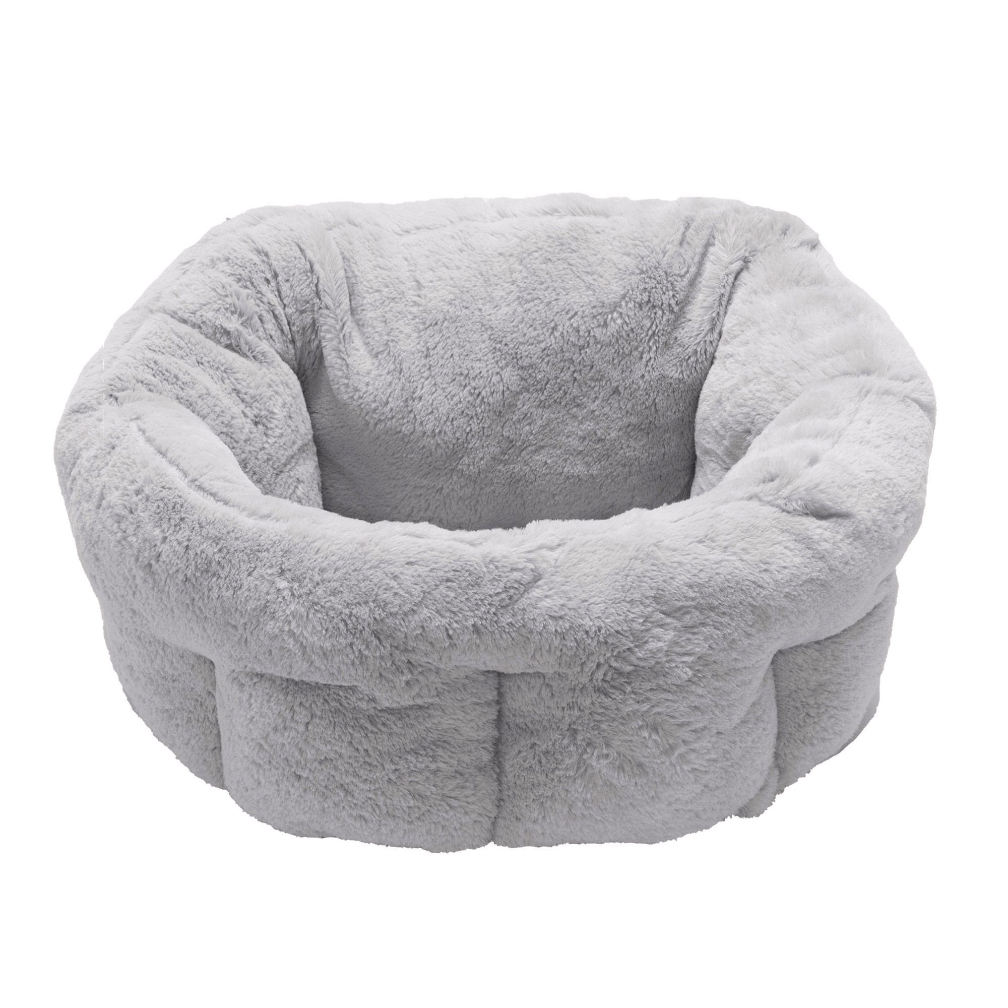 FurHaven Small Self-Warming Polyester Pet Bed, Gray