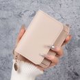 thumbnail image 2 of CUZIBR Women'S Stylish Purse Mini Card Holder Flip Design Gold Metal Key Ring Small Slim Purse Portable Business Card Wallet For Women Daily Pocket Storage Carry Bag, 2 of 5