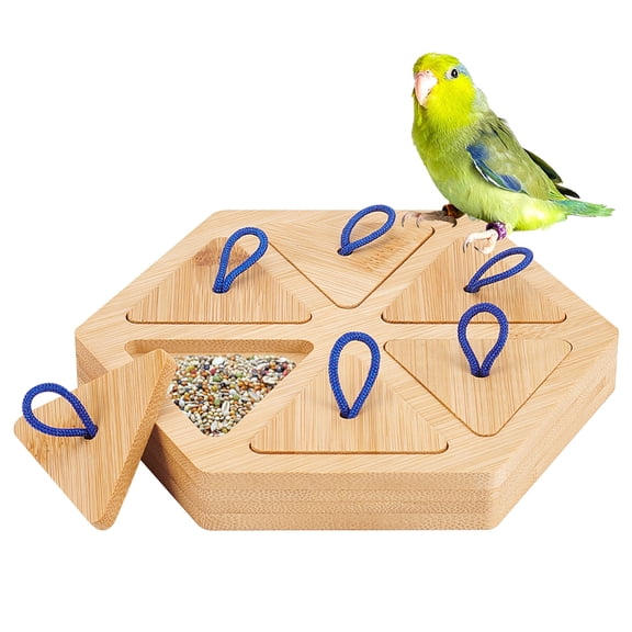 Wooden Bird Foraging Feeder Wood Bird Feeder Wooden Platform Feeder Burlywood Outdoor Parrot Bird Feeder Bird Perches Feeder Stand for Parrots
