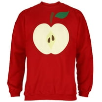 Halloween Apple Slice Costume Mens Sweatshirt Red MD