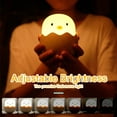 thumbnail image 4 of Luz de noche para bebé, luz de noche para niños con función de atenuación táctil, luz de noche recargable con forma de pollo, regalo kawaii para bebé, decoración de habitación, lámpara de noche, 4 of 5